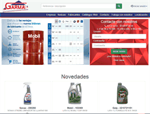 Tablet Screenshot of garma.com
